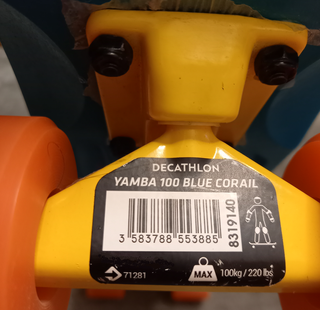 Mini skateboard - Monopatín infantil Yamba100 Azul