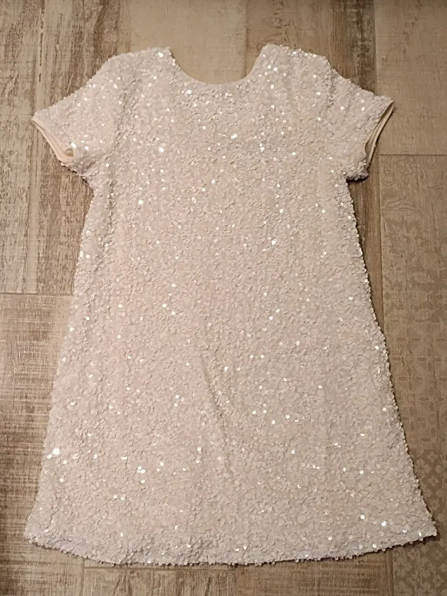 Vestido lentejuelas niña/mujer Mango. Talla 11-12.
