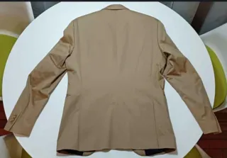 Americana blazer zara beige talla 50