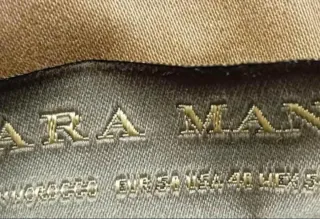 Americana blazer zara beige talla 50