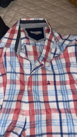 Camisa cuadros hombre Talla L