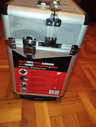 Maletín carrito con ruedas y candado