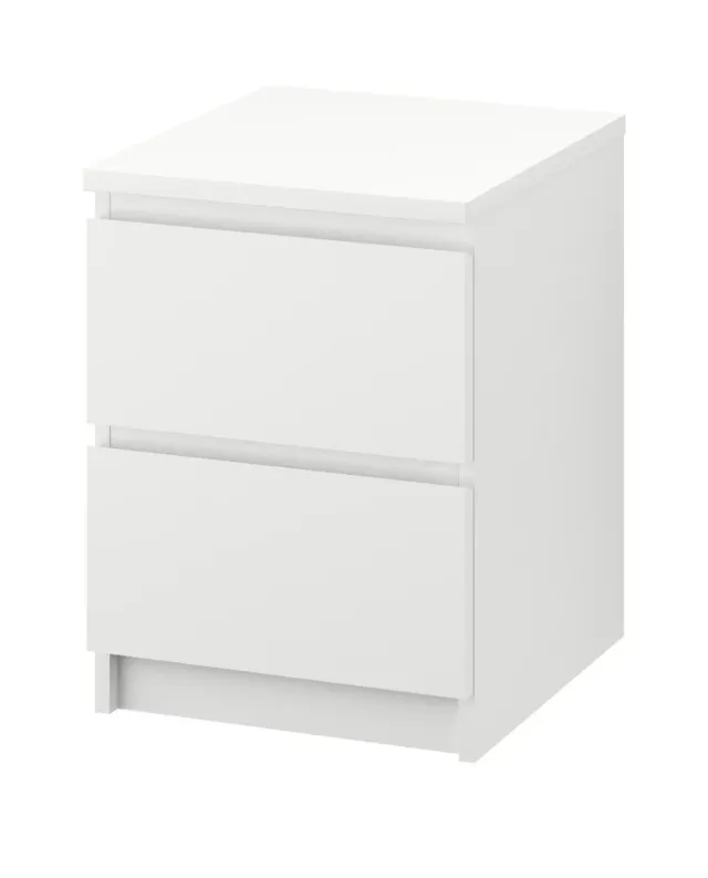 Comodino IKEA MALM bianco
