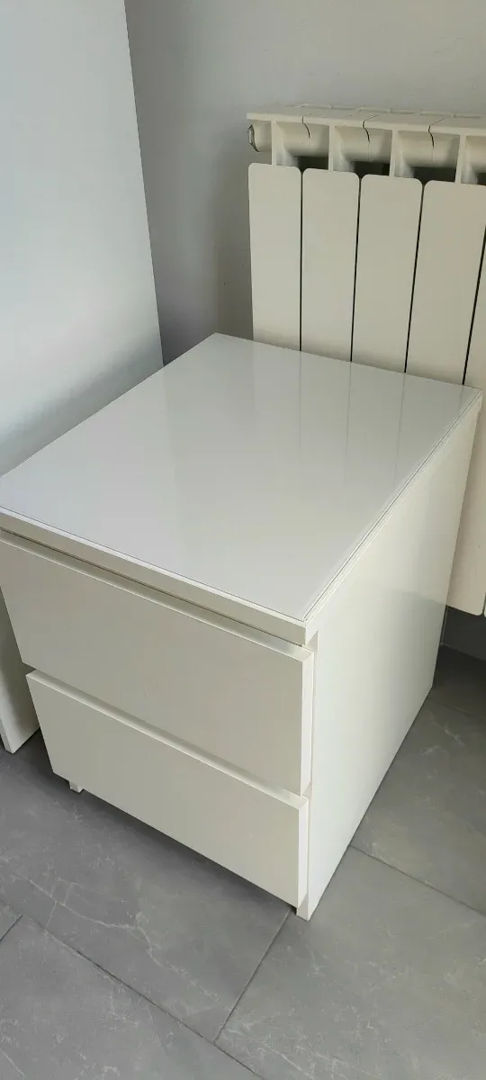 Comodino IKEA MALM bianco