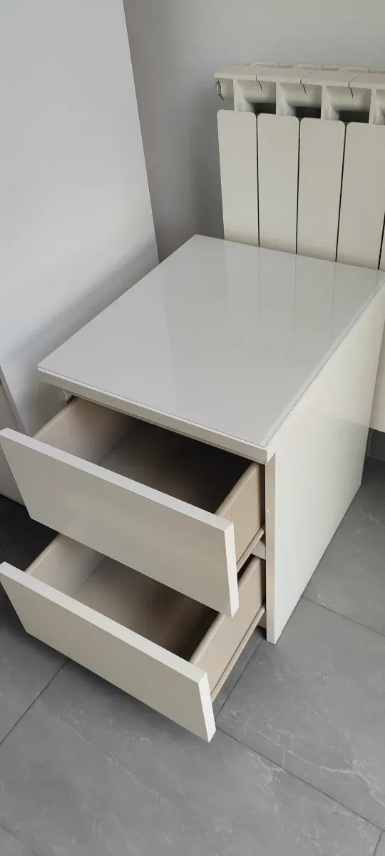 Comodino IKEA MALM bianco