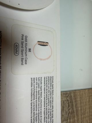 Apple Watch SE 40mm Oro Rosa