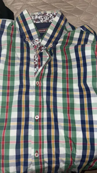 Camisa de caballero cuadros Talla L