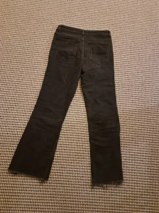 Pantalón Mango Teen Negro Tachuelas