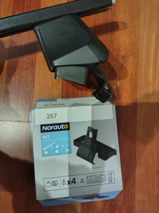 Baúl de techo maletero portaequipaje kit completo