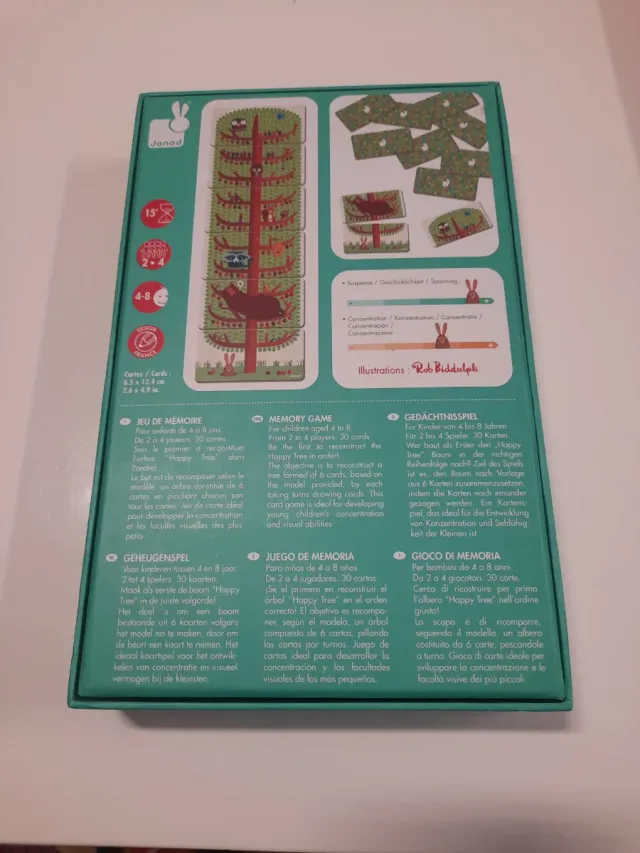 Juego de Memoria Janod Happy Tree 4-8 años