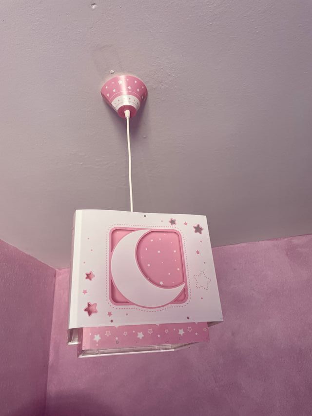 Lámpara infantil lunas y estrellas