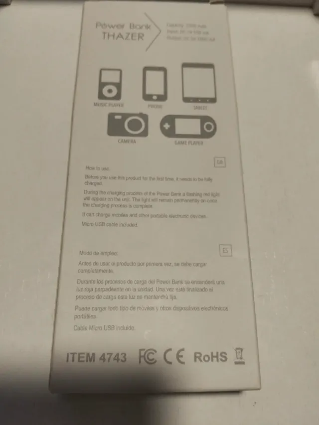 Batería Portátil Nueva