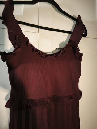 Vestido Zara S Morado