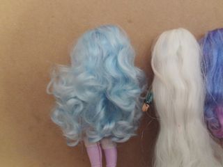 lote 3 muñecas rainbow high winterc break violet w