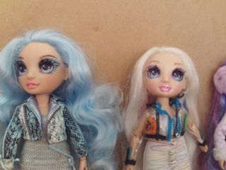 lote 3 muñecas rainbow high winterc break violet w