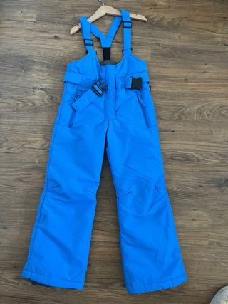 Pantalón de esquí para niño azul talla 8