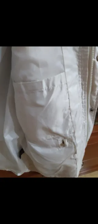 Parka impermeable mujer multibolsillos