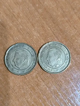 Moneda 20 Céntimos Bélgica 2006