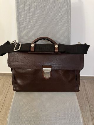 Cartella AG Spalding & Bros Pelle Marrone