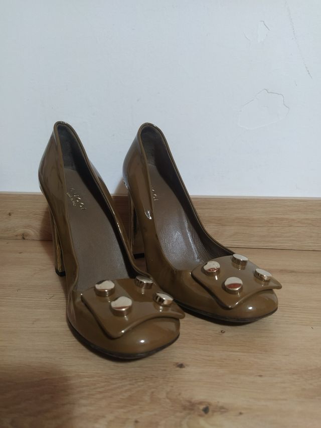 Tacchi Gucci Marroni Donna