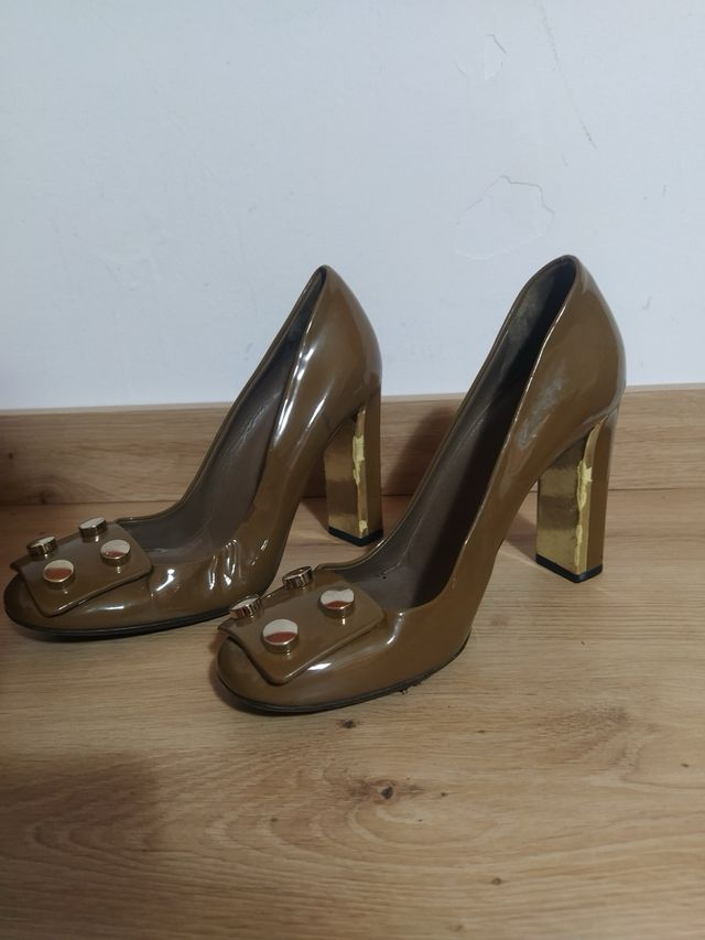 Tacchi Gucci Marroni Donna