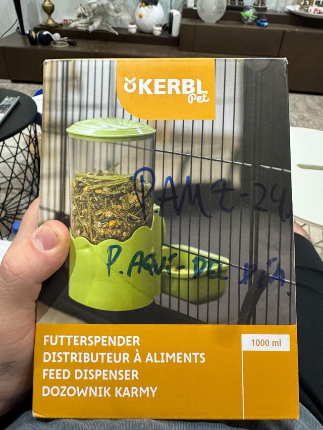 Dispensador comida KERBL Pet 1000 ml