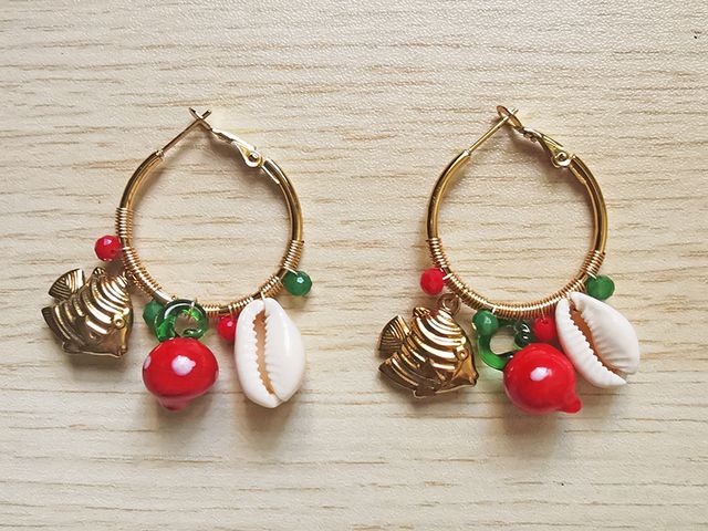 Pendientes Aro Tropical