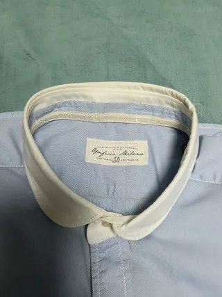 Camisa Opificio Milano azul y blanca