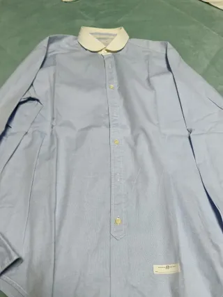 Camisa Opificio Milano azul y blanca