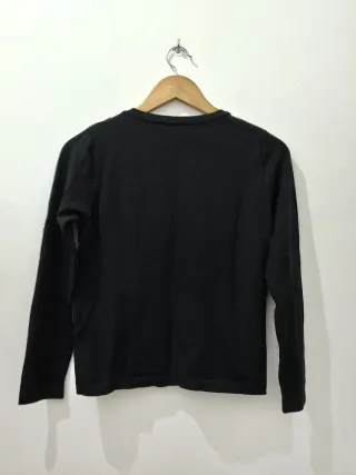 Cardigan donna elegante nero e bianco