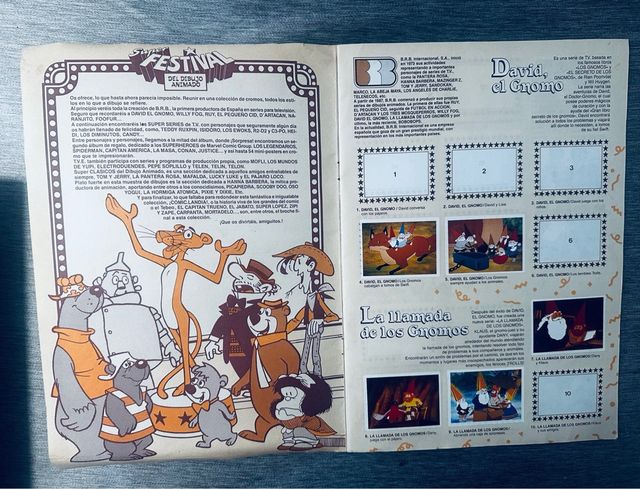 Álbum Super Festival Dibujo Animado Cromos