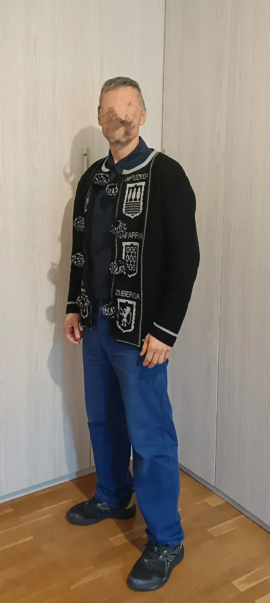 Chaqueta vasca kaiku casero Olentzero
