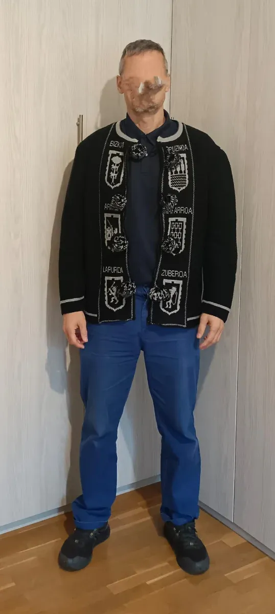 Chaqueta vasca kaiku casero Olentzero