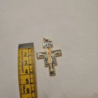 Cruz San Damiano Esmaltada Italia