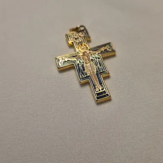Cruz San Damiano Esmaltada Italia