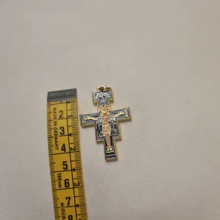 Cruz San Damiano Esmaltada Italia