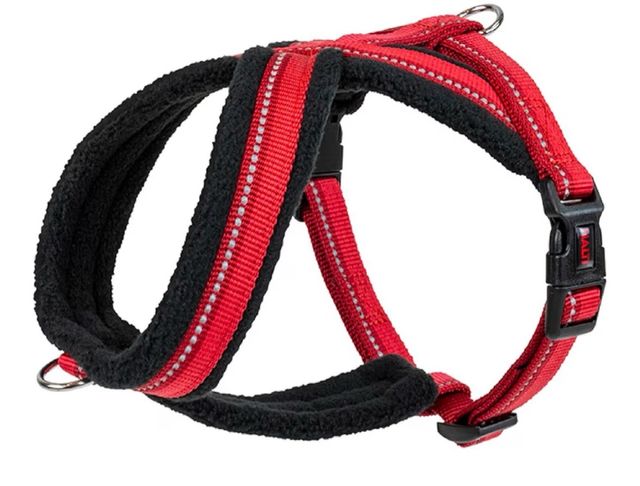 Arnés Halti Antitiro Negro/Rojo