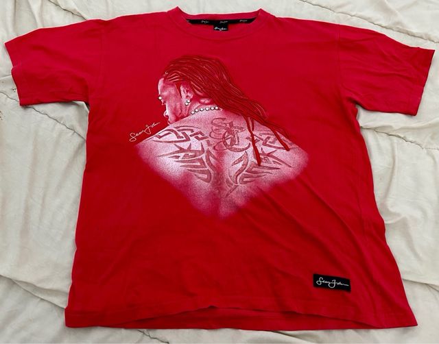 Camiseta Sean John Tatuaje Busta Rhymes Talla L