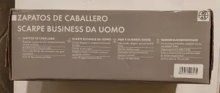 Zapatos de piel hombre cordones talla 40.5