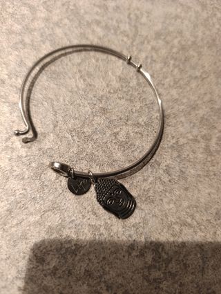 Bracciale donna Kidult acciaio con ciondolo