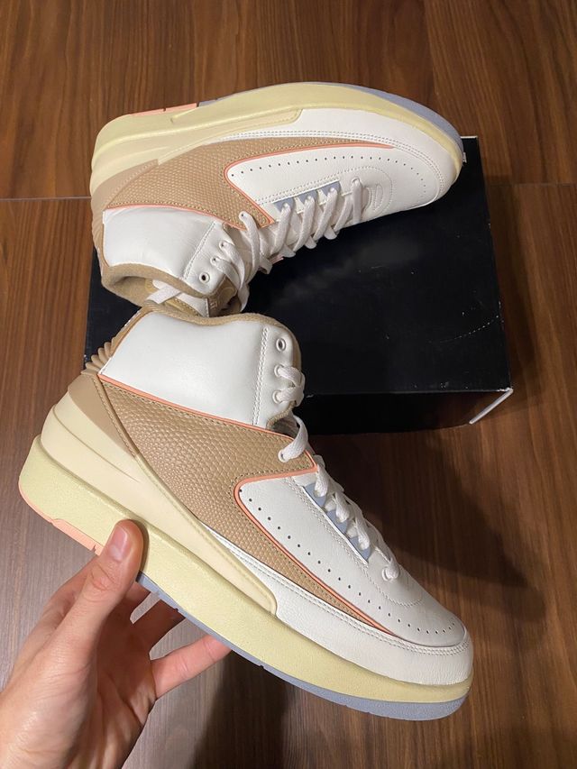Jordan 2 Retro Beige/Blanco
