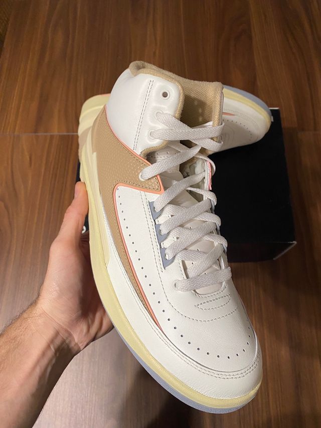 Jordan 2 Retro Beige/Blanco