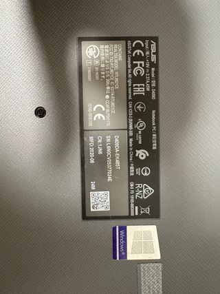 Portátil ASUS Plata