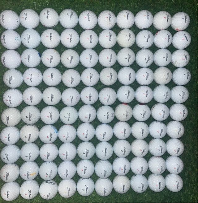 100 Bolas de Golf Titleist