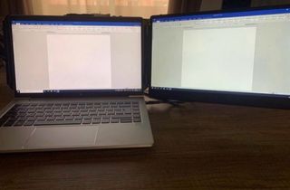 Monitor Portátil KEFEYA S1 14 color negro + funda