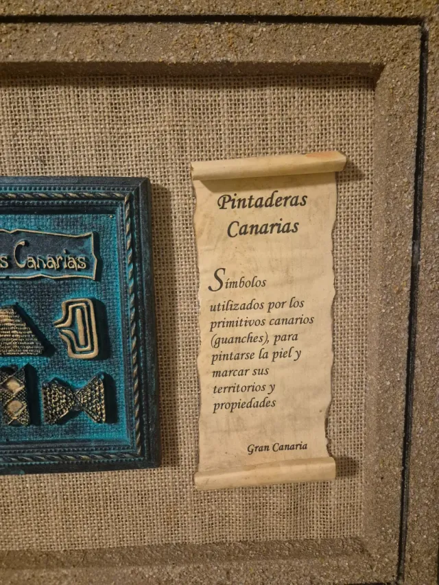Cuadro Pintaderas Guanches Canarias