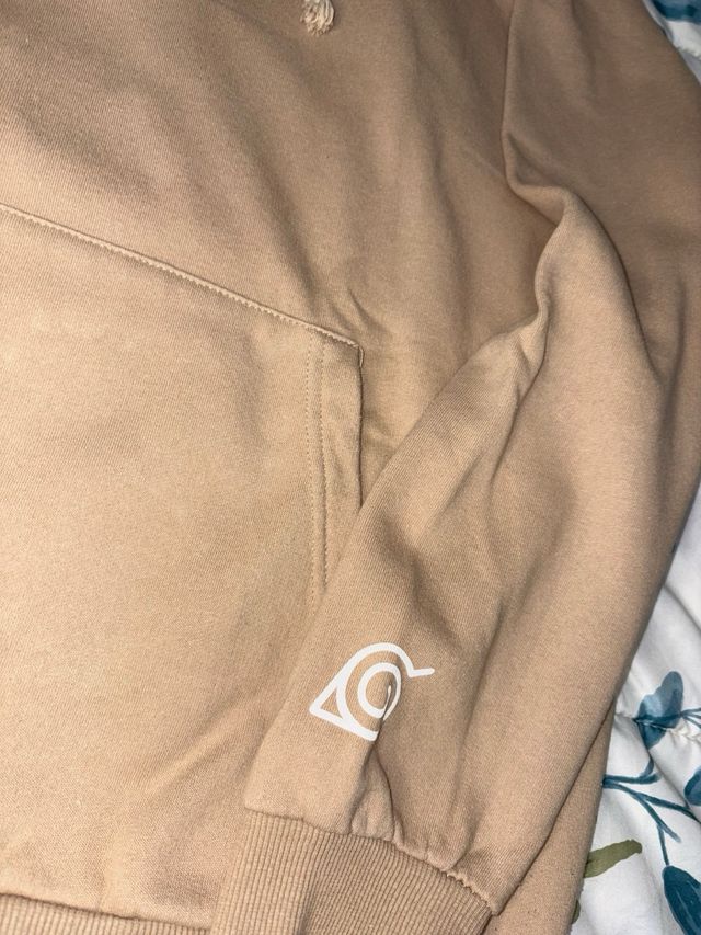 Sudadera Naruto Beige Hombre