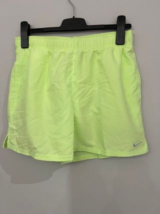 Pantalón Corto Padel Hombre Nike Amarillo