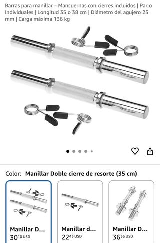 Discos de Pesas para Gimnasio 1,90€/kg