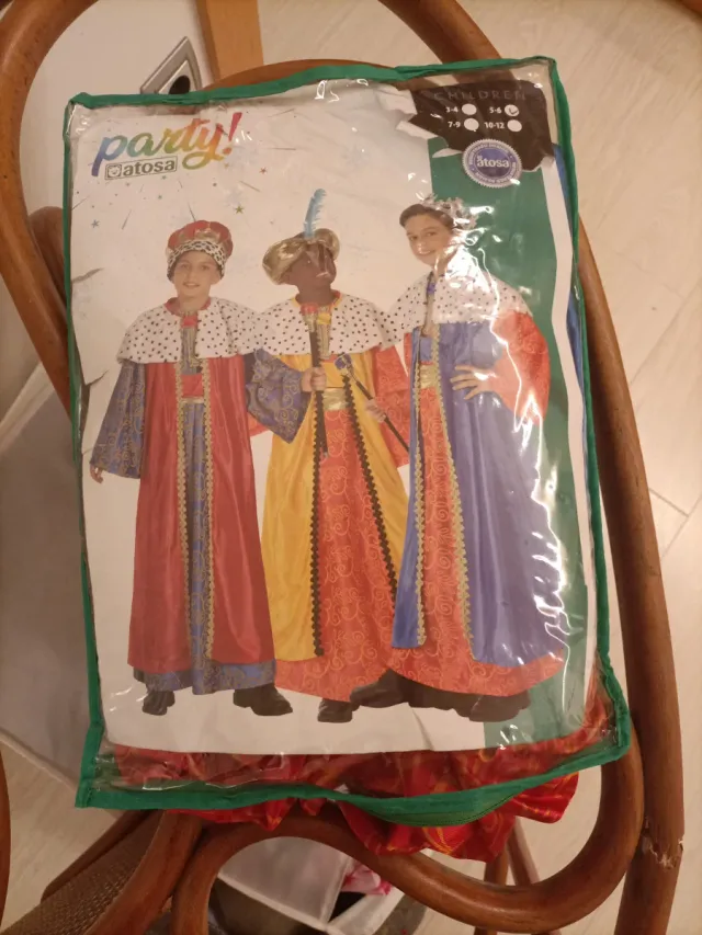 Disfraz Rey Mago Talla 5-6